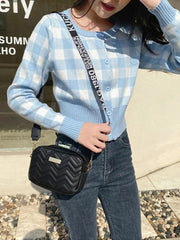 Waves Crossbody Bag - Brown