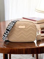 Waves Crossbody Bag - Brown