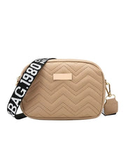 Waves Crossbody Bag - Brown